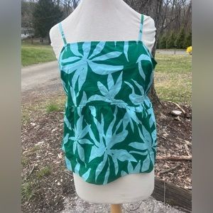 FREE ASSEMBLY NWT WOMENS LARGE SUMMER SMOCKED CAMI TOP